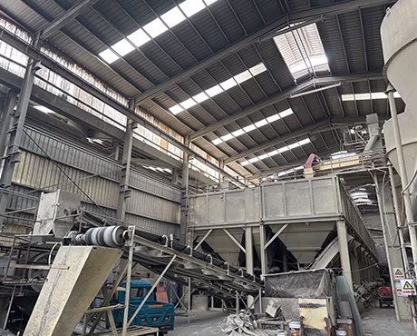 Raymond machines used for cat litter production